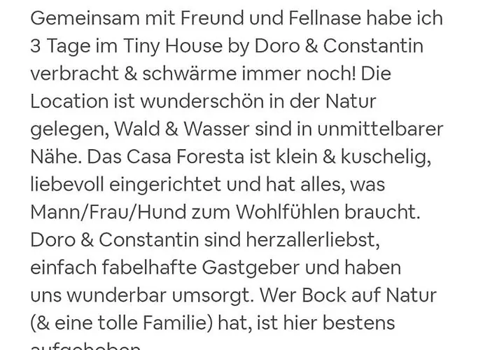 Casa Foresta - Minimalistisches 1-raum Tiny House Direkt Am Wald Сasa de vacaciones *